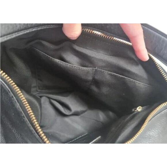 NEW Coach Celeste black pebbled leather Convertible Hobo bag - Picture 4 of 4